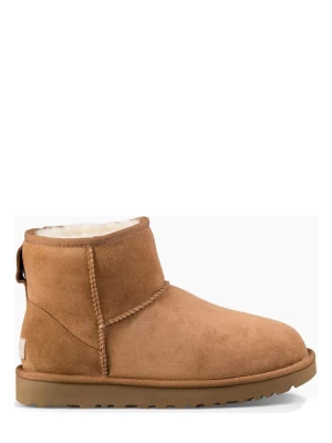 UGG Botki zimowe "Classic Mini II" w kolorze karmelowym z wełny jagnięcej rozmiar: 37