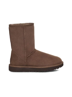 UGG Skórzane botki "Classic Short II" w kolorze brązowym rozmiar: 37