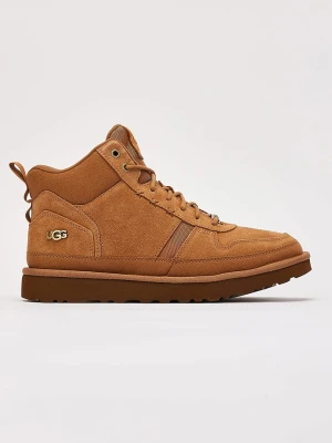 UGG Skórzane botki "Highland" w kolorze jasnobrązowym rozmiar: 42