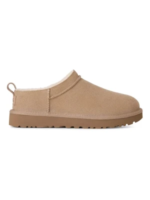 UGG Skórzane botki w kolorze beżowym rozmiar: 37