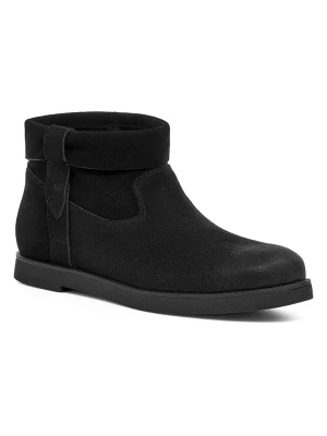 UGG Skórzane botki w kolorze czarnym rozmiar: 40