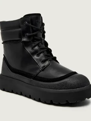 UGG Skórzane buty wysokie M NEUMEL HIGH WEATHER HYBRID | z dodatkiem wełny