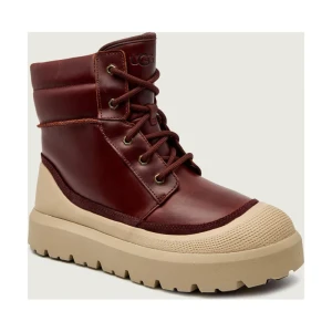 UGG Skórzane buty wysokie M NEUMEL HIGH WEATHER HYBRID | z dodatkiem wełny