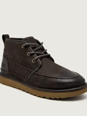 UGG Skórzane buty wysokie M NEUMEL MOC | z dodatkiem wełny