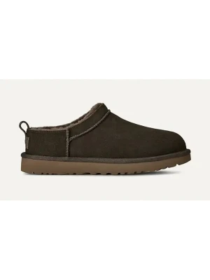 UGG Skórzane kapcie "Classic Micro" w kolorze brązowym rozmiar: 38