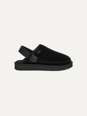 UGG Skórzane kapcie "Goldencoast II" w kolorze czarnym rozmiar: 42