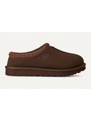 UGG Skórzane kapcie "Tasman II" w kolorze brązowym rozmiar: 37