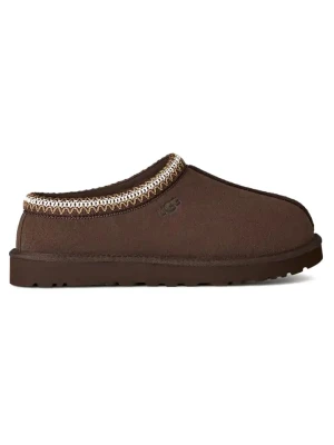 UGG Skórzane kapcie "Tasman II" w kolorze brązowym rozmiar: 45