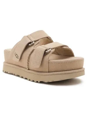 UGG Skórzane klapki GOLDENSTAR HI SLIDE