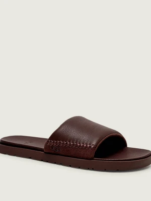 UGG Skórzane klapki M Seaside II | zamsz