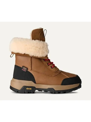 UGG Skórzane kozaki zimowe "Adirondack" w kolorze jasnobrązowym rozmiar: 39