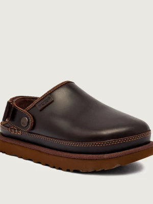 UGG Skórzane mule 2w1 W GOLDENSTAR CLOG LTHR REGEN