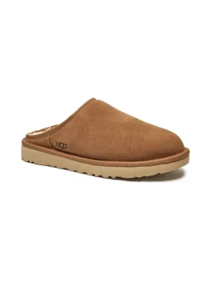 UGG Skórzane mule CLASSIC | z dodatkiem wełny