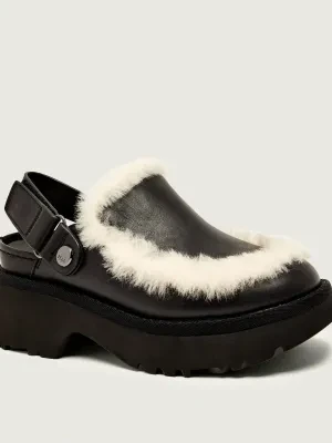 UGG Skórzane mule ESMEE | shearling