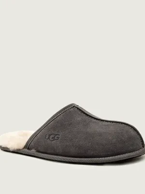 UGG Skórzane mule M SCUFF | z dodatkiem wełny