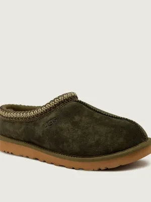 UGG Skórzane mule M TASMAN BAXTER | z dodatkiem wełny