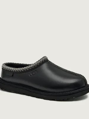 UGG Skórzane mule M TASMAN | z dodatkiem wełny