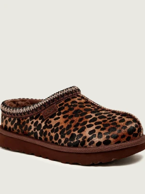 UGG Skórzane mule TASMAN CASPIAN | z dodatkiem wełny