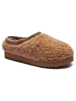 UGG Skórzane mule TASMAN MAXI CURLY