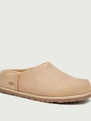 UGG Skórzane mule W OTZO CLOG beżowy