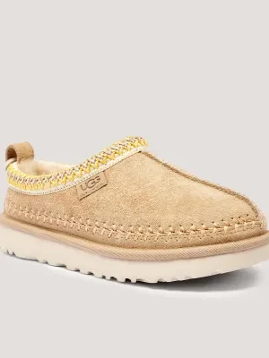UGG Skórzane mule W TASMAN BIARRITZ | z dodatkiem wełny