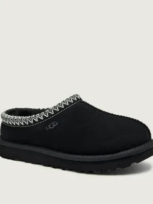 UGG Skórzane mule W TASMAN II | z dodatkiem wełny