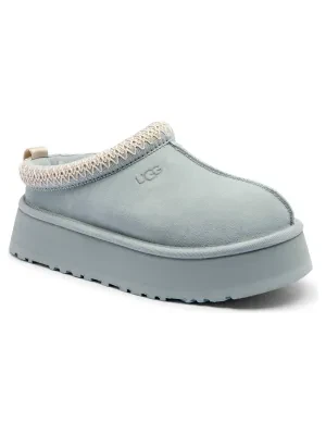 UGG Skórzane mule W TAZZ | z dodatkiem wełny