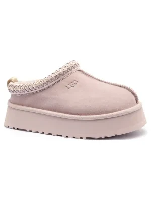 UGG Skórzane mule W TAZZ | z dodatkiem wełny