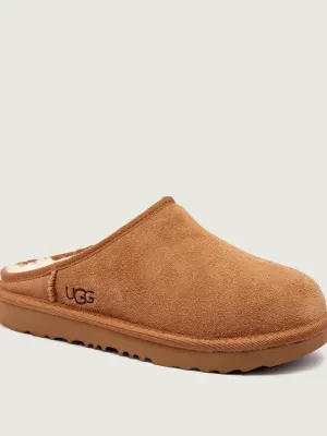 UGG Skórzane mule | z dodatkiem wełny