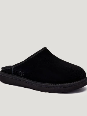 UGG Skórzane mule | z dodatkiem wełny