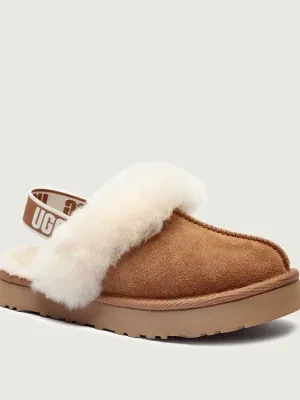 UGG Skórzane obuwie domowe FUNKETTE