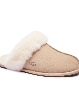 UGG Skórzane obuwie domowe SCUFFETTE II | z dodatkiem wełny