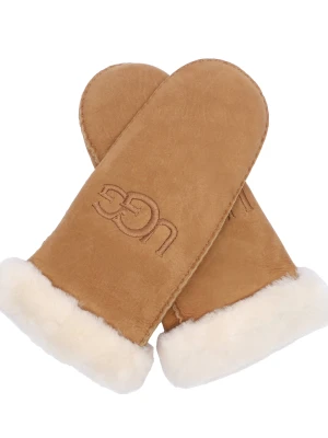 UGG Skórzane rękawiczki