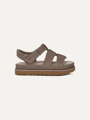 UGG Skórzane sandały "Goldenstar Strap" w kolorze fioletowym rozmiar: 41