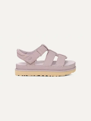 UGG Skórzane sandały "Goldenstar Strap" w kolorze jasnoróżowym rozmiar: 39