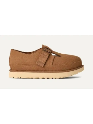UGG Skórzane slippersy "Goldenstar Jane" w kolorze jasnobrązowym rozmiar: 41