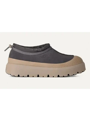 UGG Skórzane slippersy "Tasman Weather" w kolorze beżowo-szarym rozmiar: 40