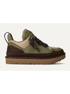 UGG Skórzane sneakersy "Lowmel" kolorze w oliwkowo-brązowym rozmiar: 41
