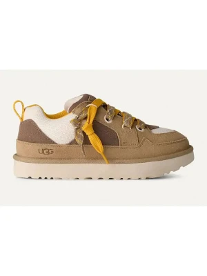 UGG Skórzane sneakersy "Lowmel" w kolorze jasnobrązowym rozmiar: 43