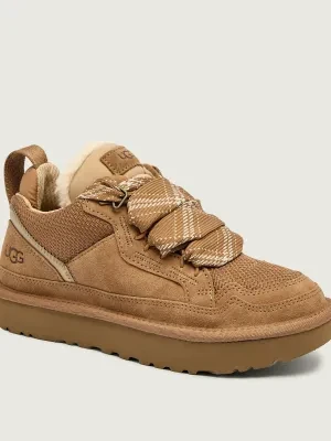 UGG Skórzane sneakersy LOWMEL | z dodatkiem wełny | shearling