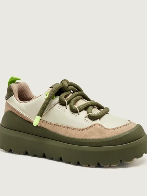 UGG Skórzane sneakersy M Heritage Utility beżowy