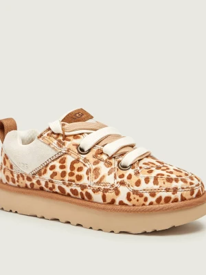 UGG Skórzane sneakersy W LO LOWMEL PLAINS | zamsz