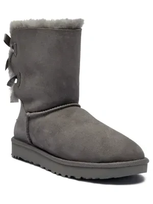 UGG Skórzane śniegowce Bow II | z dodatkiem wełny