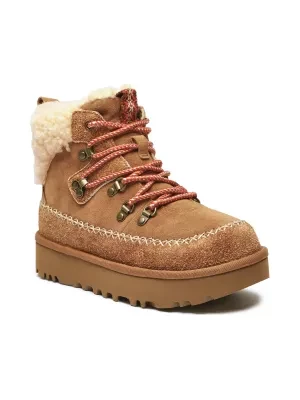UGG Skórzane śniegowce CLASSIC ALPINE