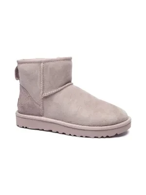 UGG Skórzane śniegowce Classic Mini II | z dodatkiem wełny