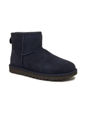 UGG Skórzane śniegowce Classic Mini II | z dodatkiem wełny