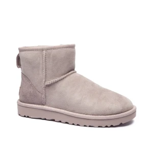 UGG Skórzane śniegowce Classic Mini II | z dodatkiem wełny