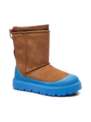 UGG Skórzane śniegowce CLASSIC SHORT WEATHER HYBRID