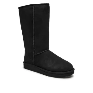 UGG Skórzane śniegowce CLASSIC TALL II | z dodatkiem wełny