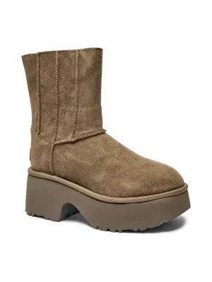 UGG Skórzane śniegowce Classic Twin New Heights